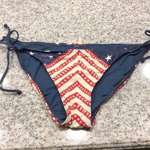 Bikini bottoms size tag cut out